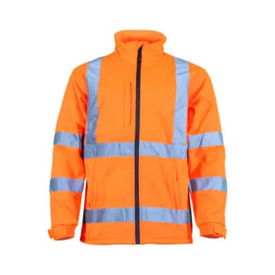 Warrior Warrior Hi Vis Soft Shell Jacket in Orange