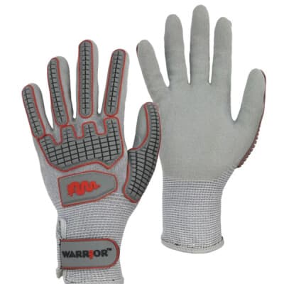 Warrior TPR Cut D/Impact - 24 Pairs - Grey