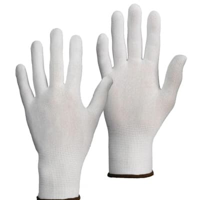 Warrior Silicone Uncoated Gloves - 120 Pairs - White