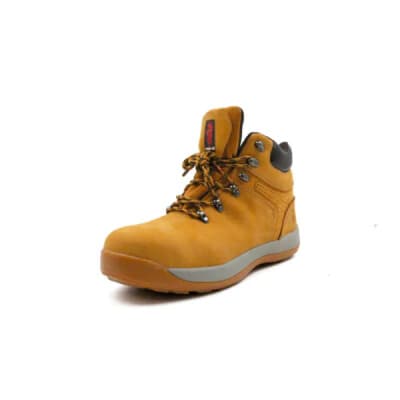 Warrior Warrior Wheat Nubuck Hiker Work Boots - Black in Black