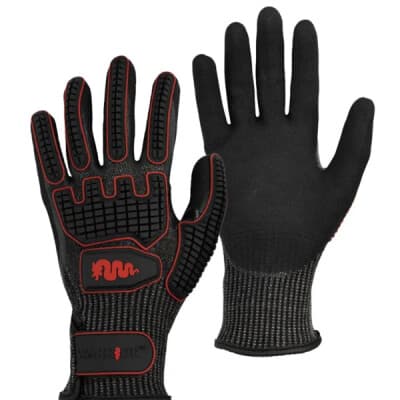 Warrior TPR Cut F/Impact - 24 Pairs - Black
