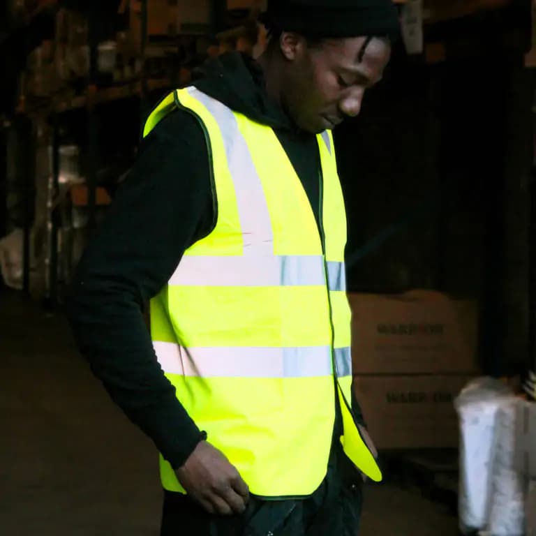 Warrior Warrior Hi Vis W/Coat - Box 100 Vest in Orange