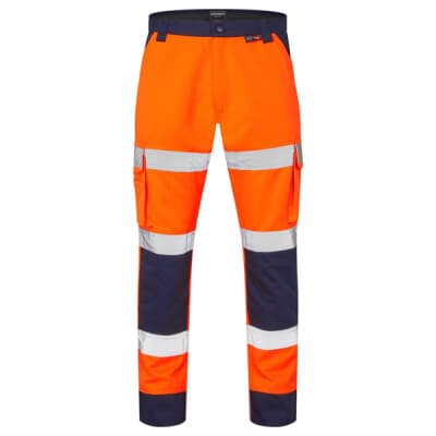 Supertouch Supertouch Hi Vis 2-Tone Combat Short in Orange Navy