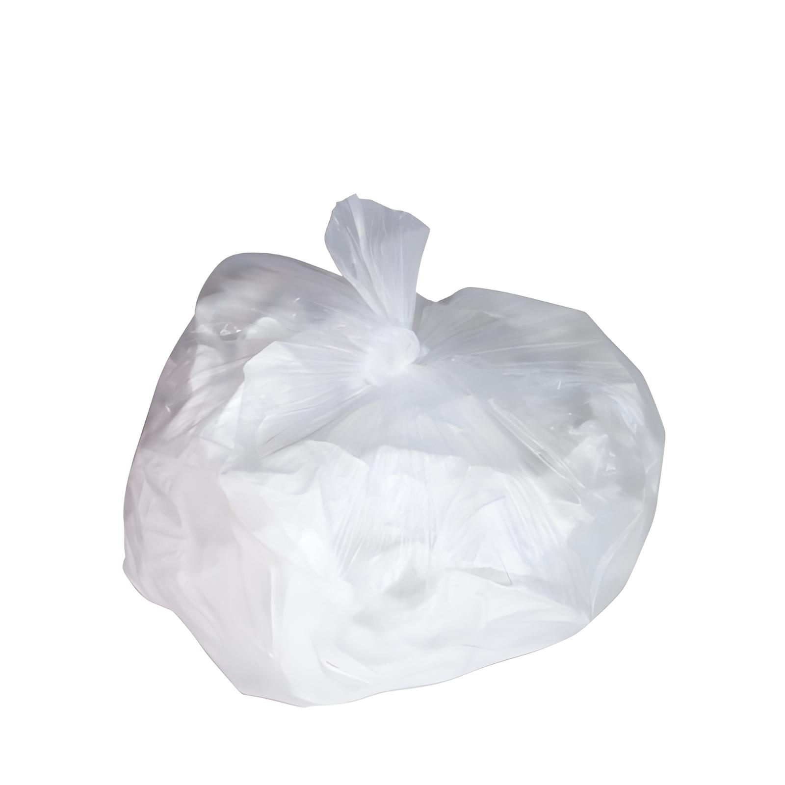 Pack of 1000 Clena Heavy Duty Pedal Bin Liners White On A Roll