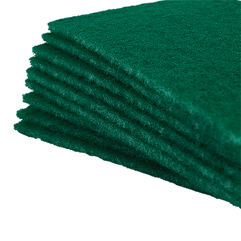 Pack of 10 Clena Green Scourers 9x6"
