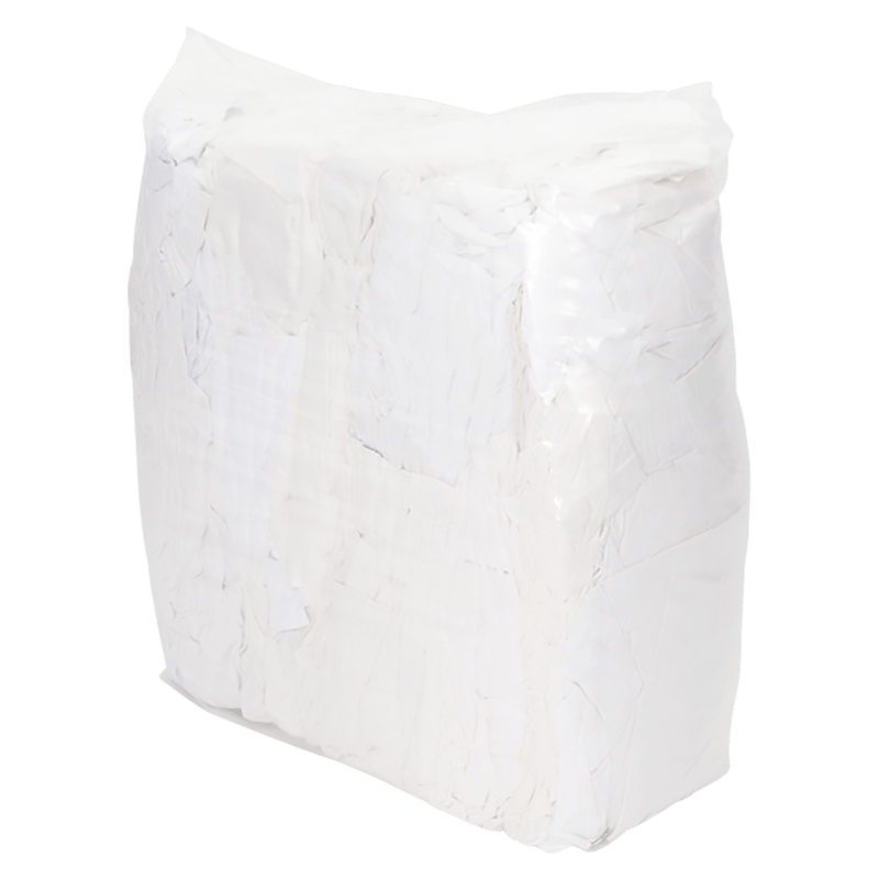 Clena White Cotton Sheet Rag 8kg