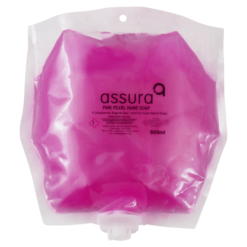 Pack of 6 Assura Lotion Hand Cleanser 800ml