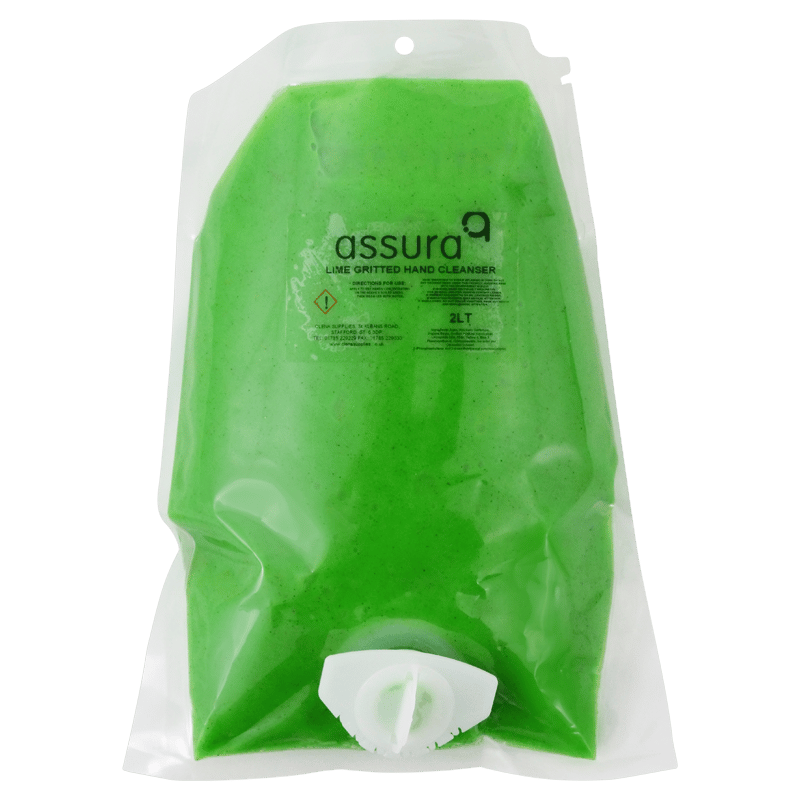 Pack of 6 Assura Industrial Lime Gritty Hand Cleanser 1.8L