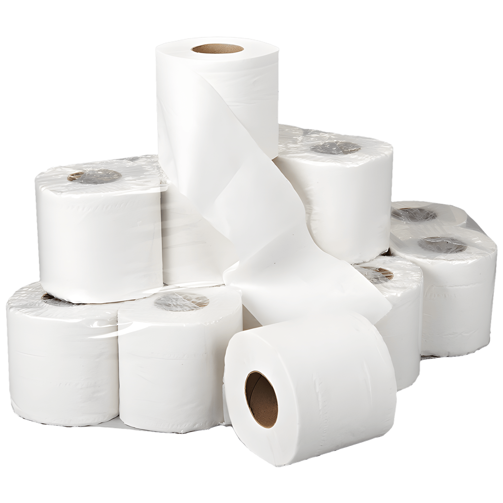 Pack of 36 Clena Toilet Roll White 2 Ply 320 Sheet