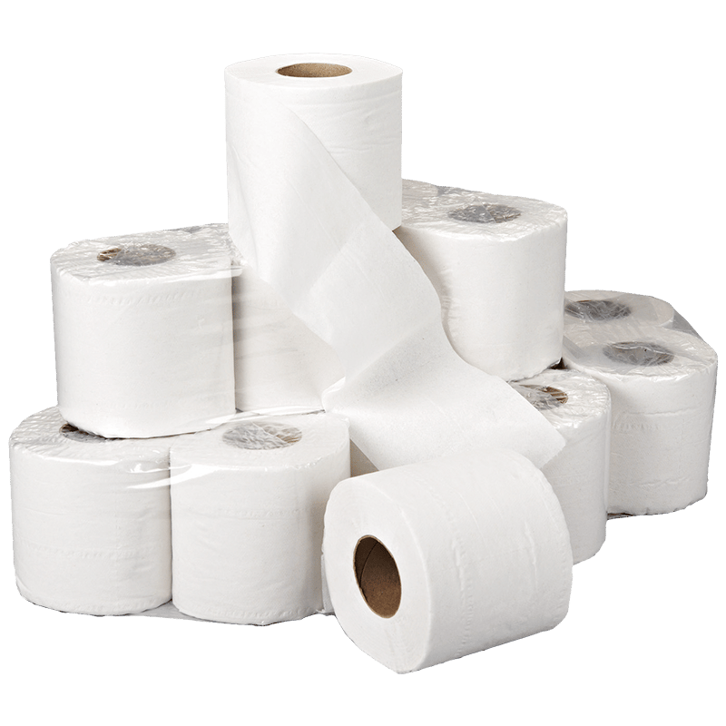 Pack of 36 Clena Toilet Roll White 2 Ply 320 Sheet