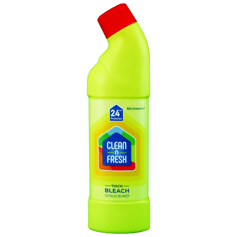 Pack of 12 Clean n Fresh Thick Bleach Citrus 750ml