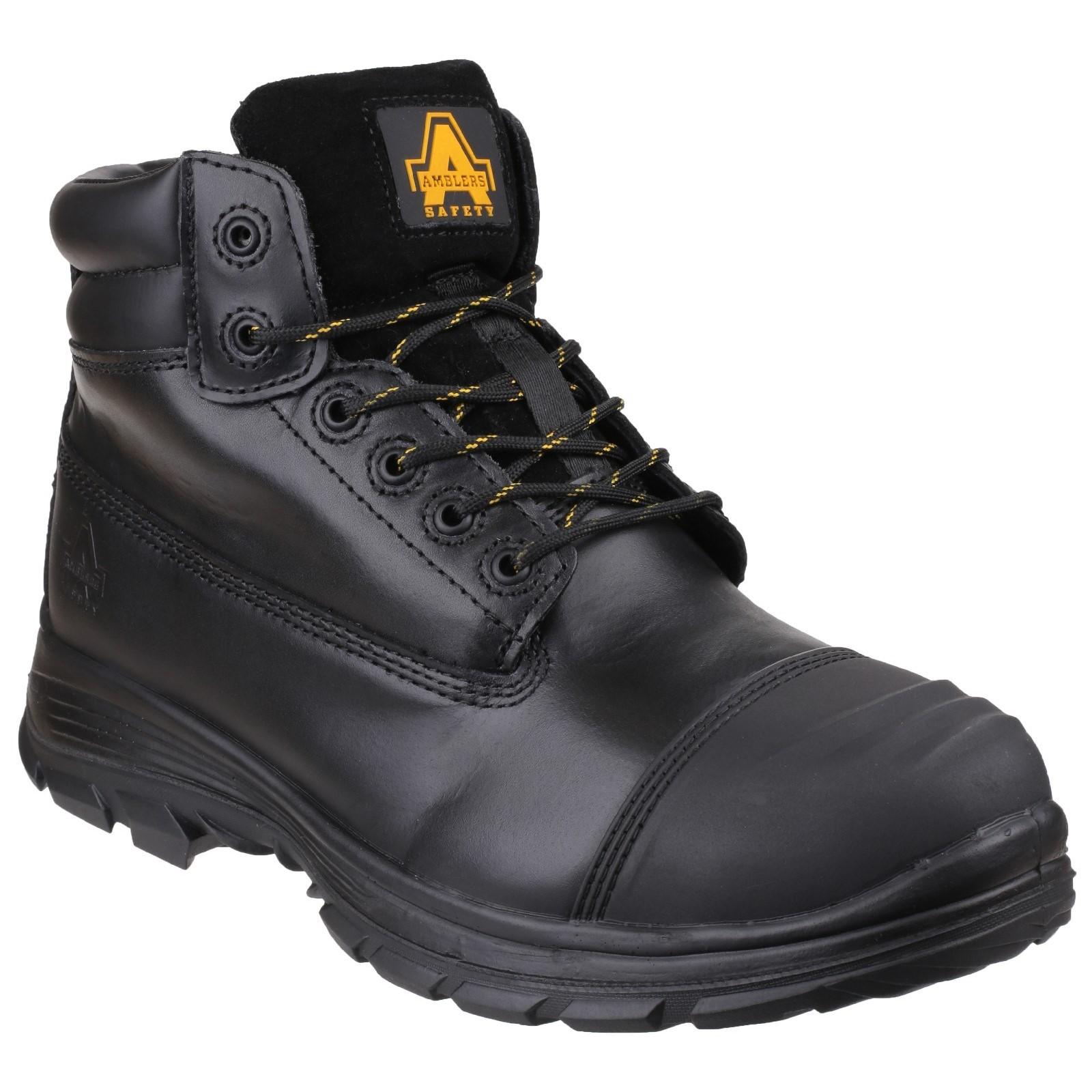 Amblers Safety FS301 Brecon Metatarsal Guard Safety Boot - Black in Black