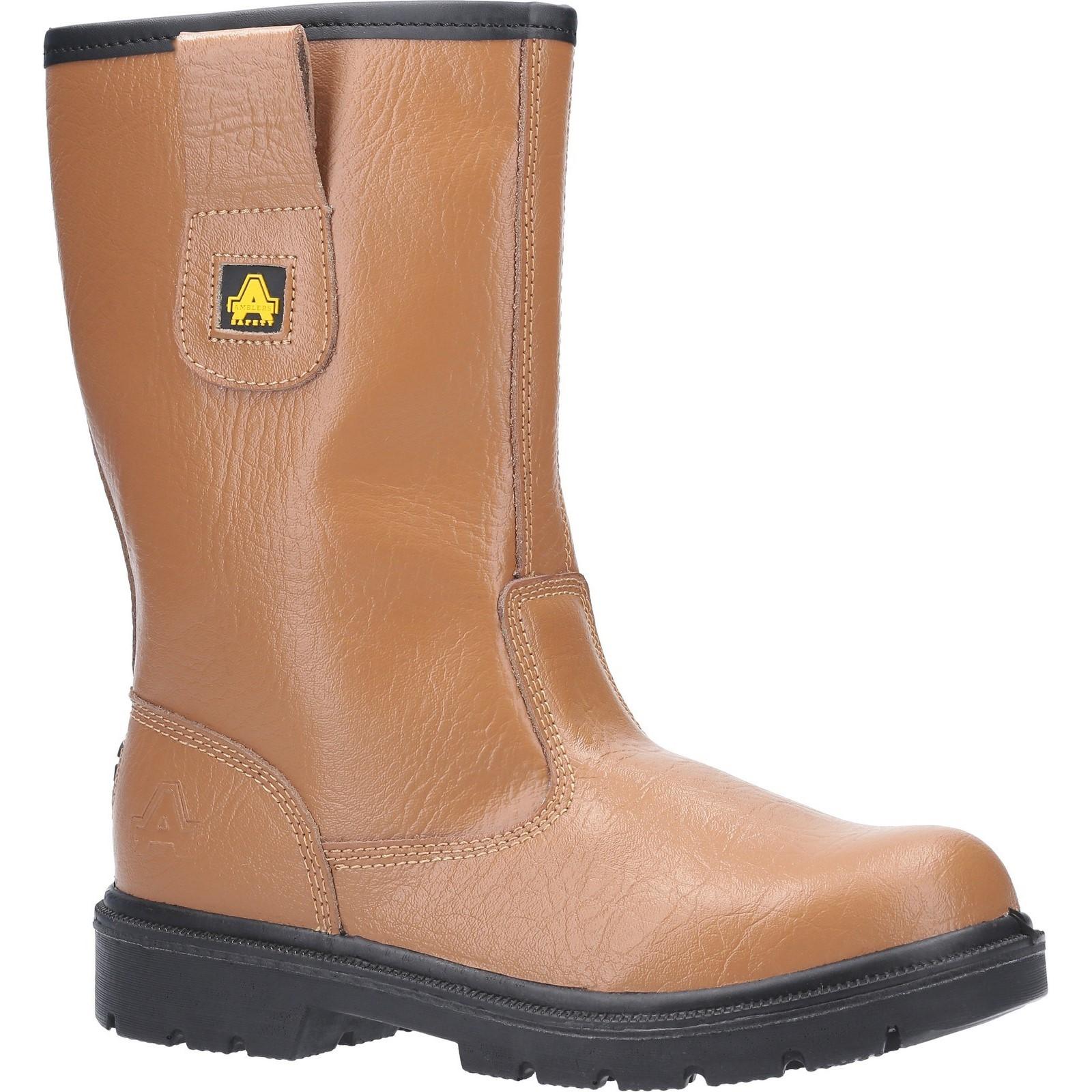 Amblers Safety FS124 Water Resistant Pull on Safety Rigger Boot - Tan