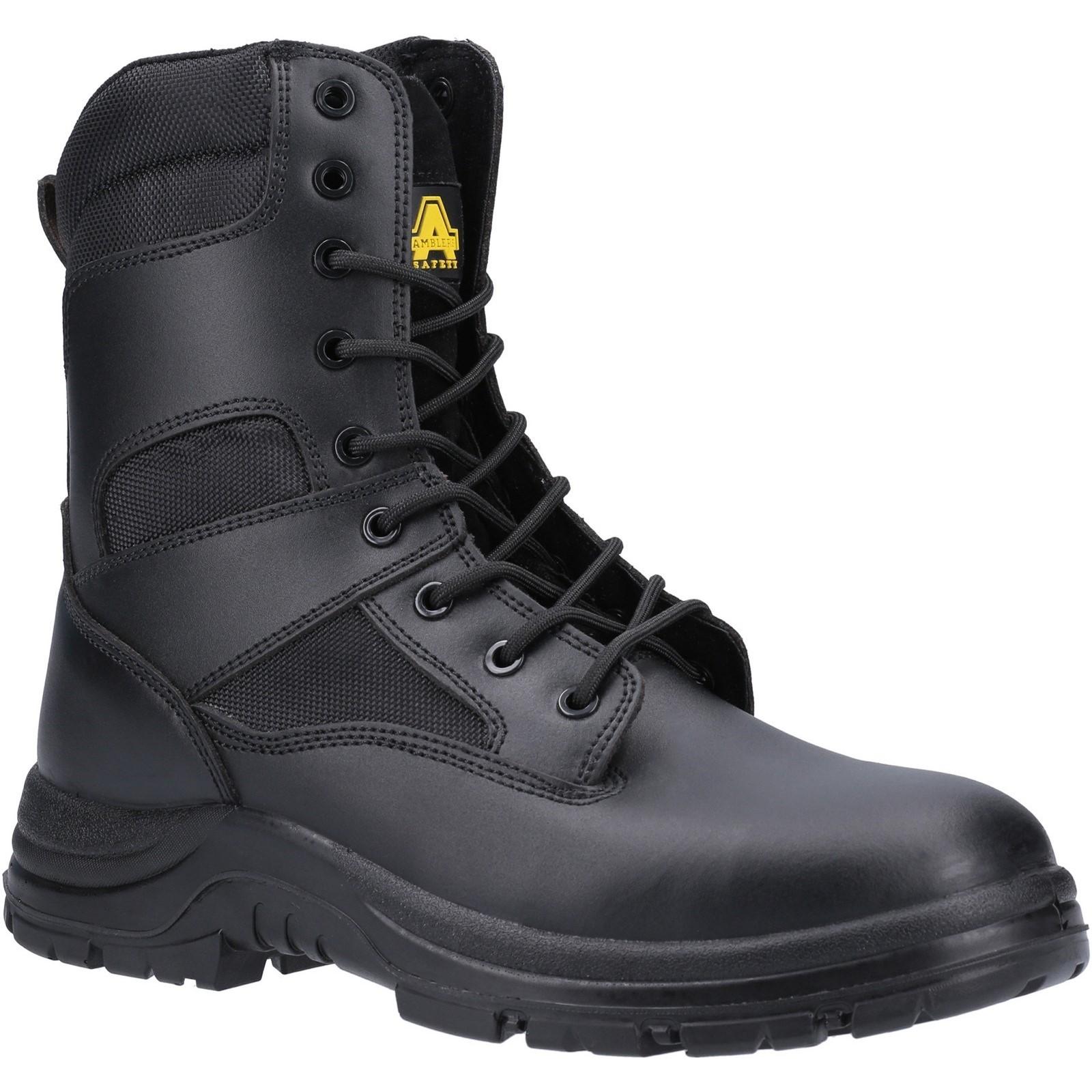 Amblers Safety FS009C Hi-leg Safety Boot - Black in Black