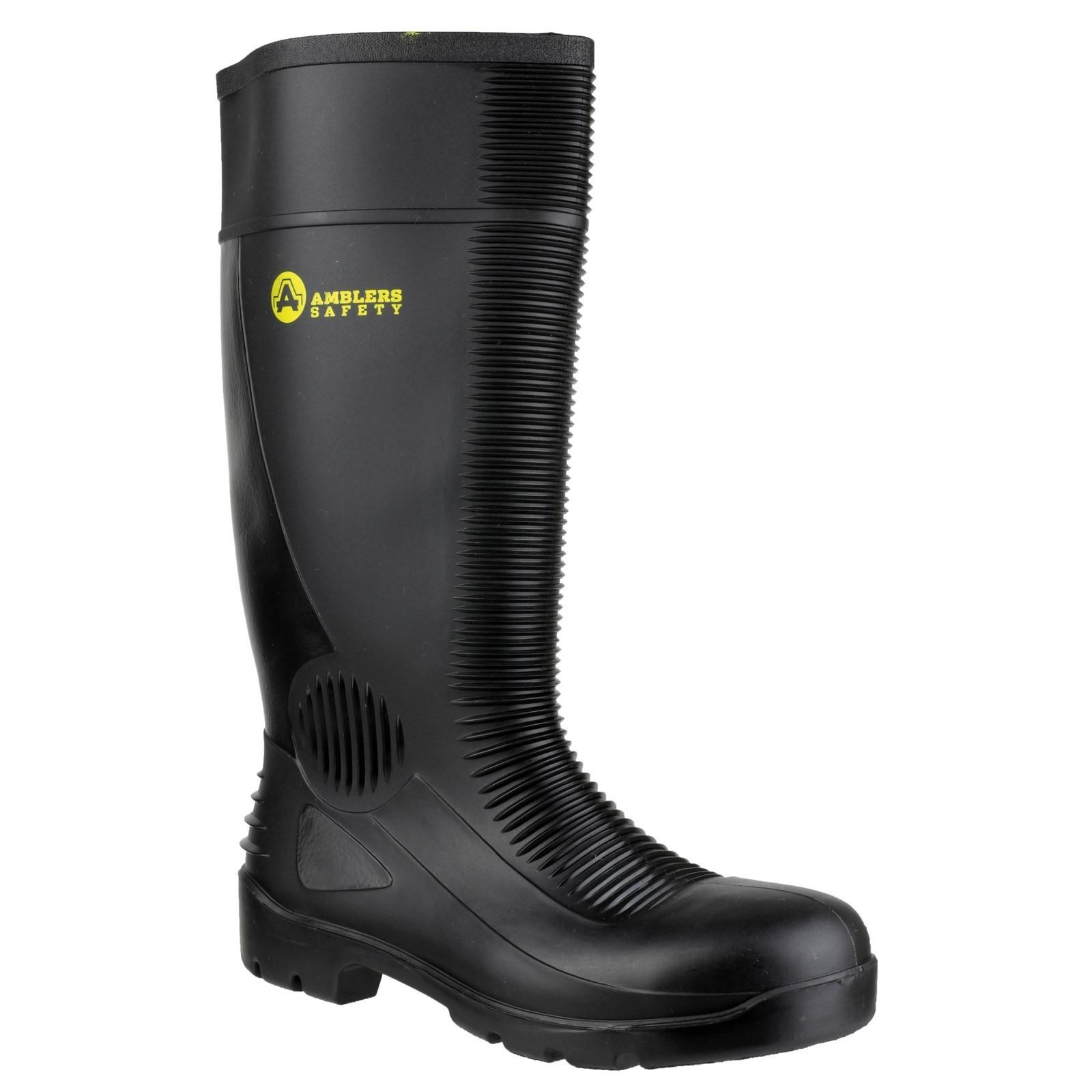 Amblers Safety FS100 Construction Safety Wellington - Black