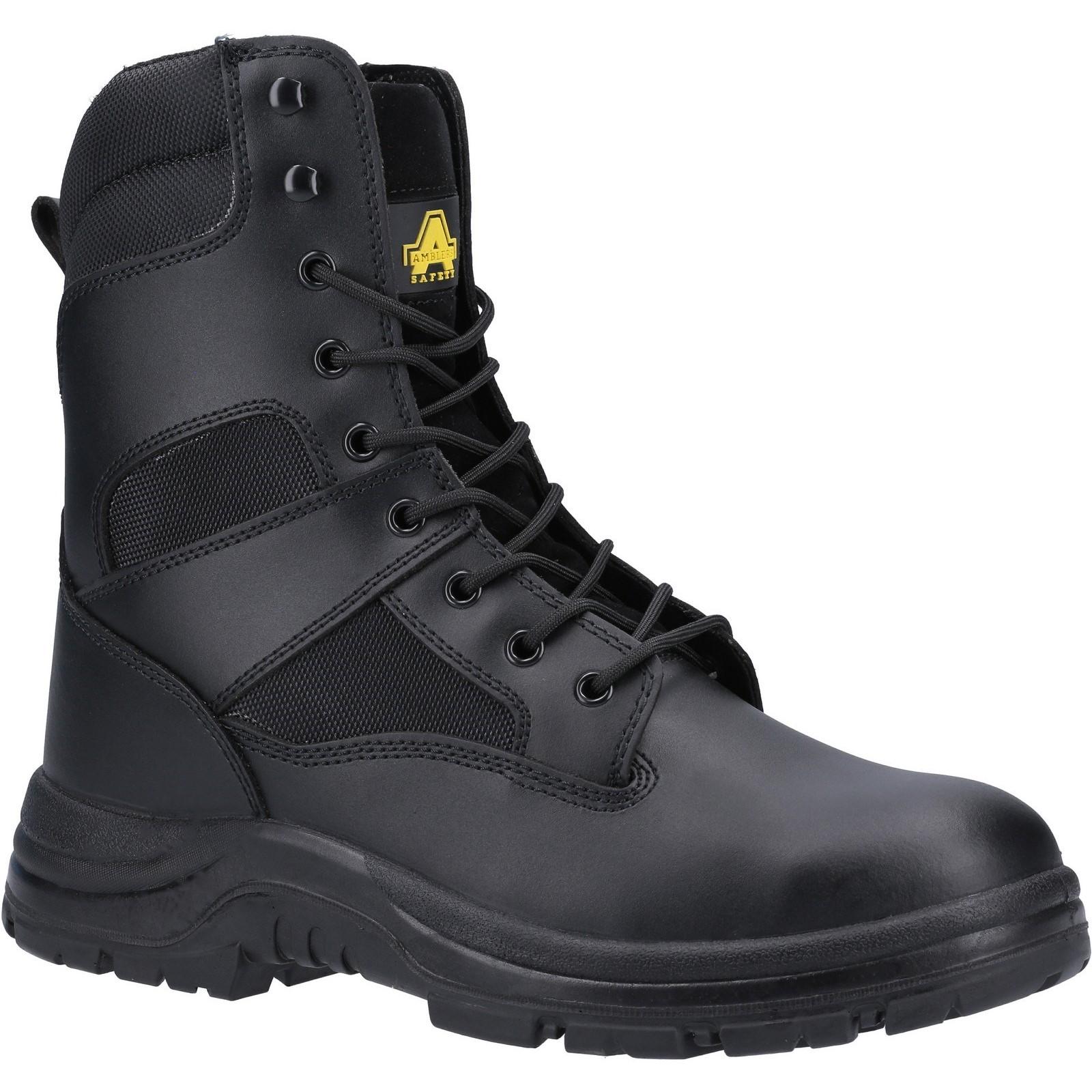 Amblers Safety FS008 Hi leg Safety Boot - Black in Black