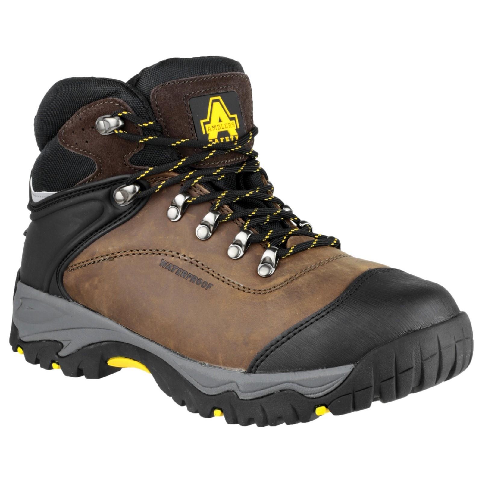 Amblers Safety FS993 Waterproof Hardwearing Lace up Safety - Brown in Brown