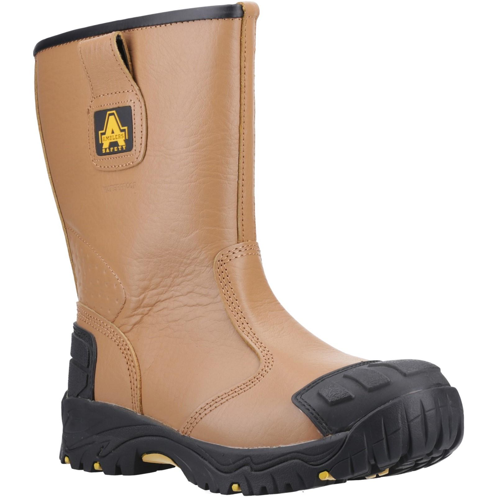 Amblers Safety FS143 Waterproof pull on Safety Rigger Boot - Tan