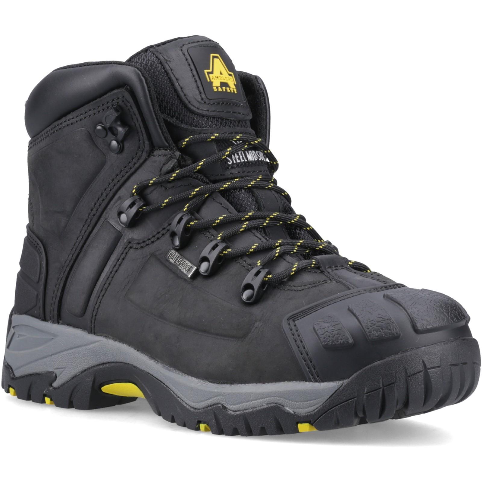 Amblers Safety FS32 Waterproof Safety Boot - Black in Black