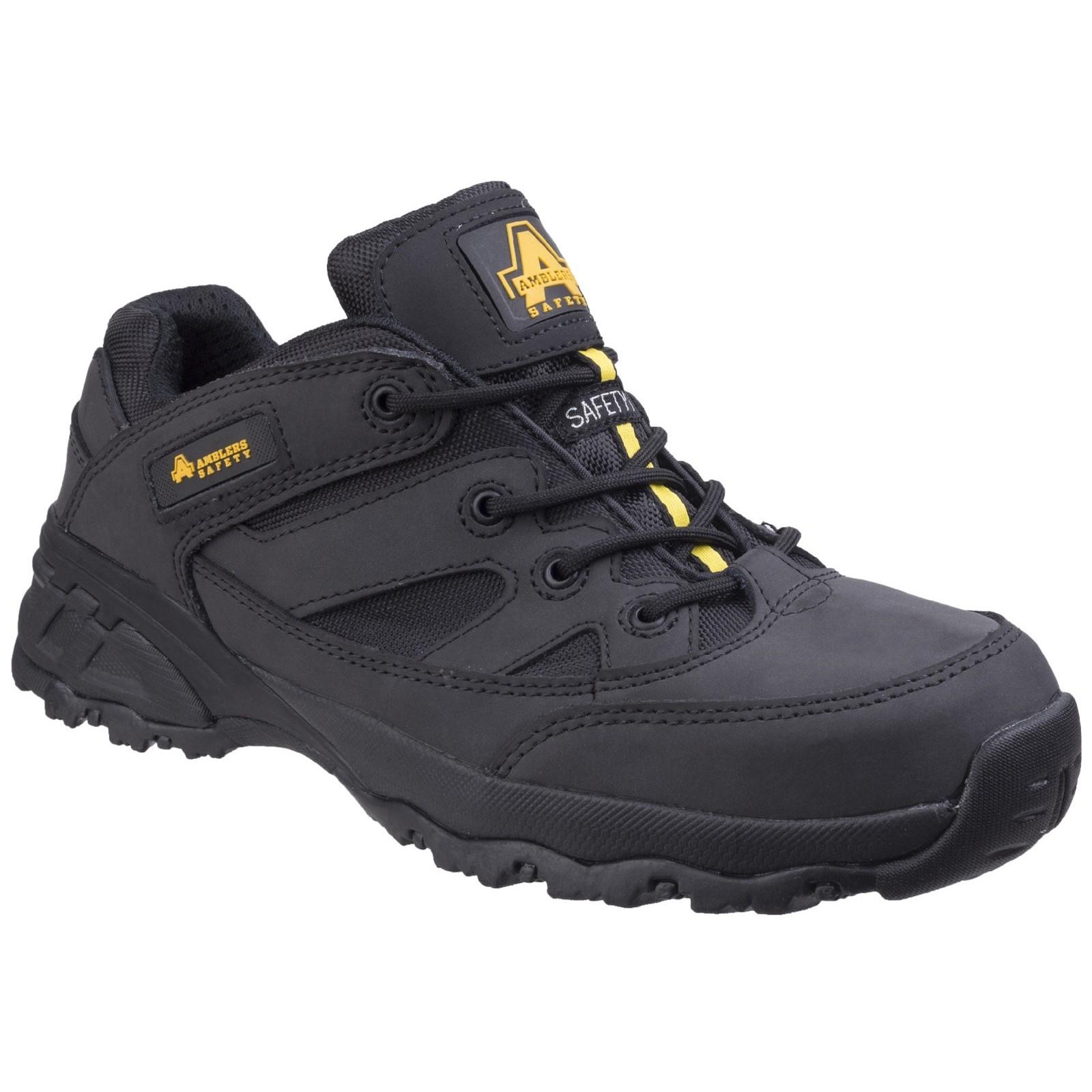 Amblers Safety FS68C Fully Composite Metal Free Safety Trainer - Black in Black