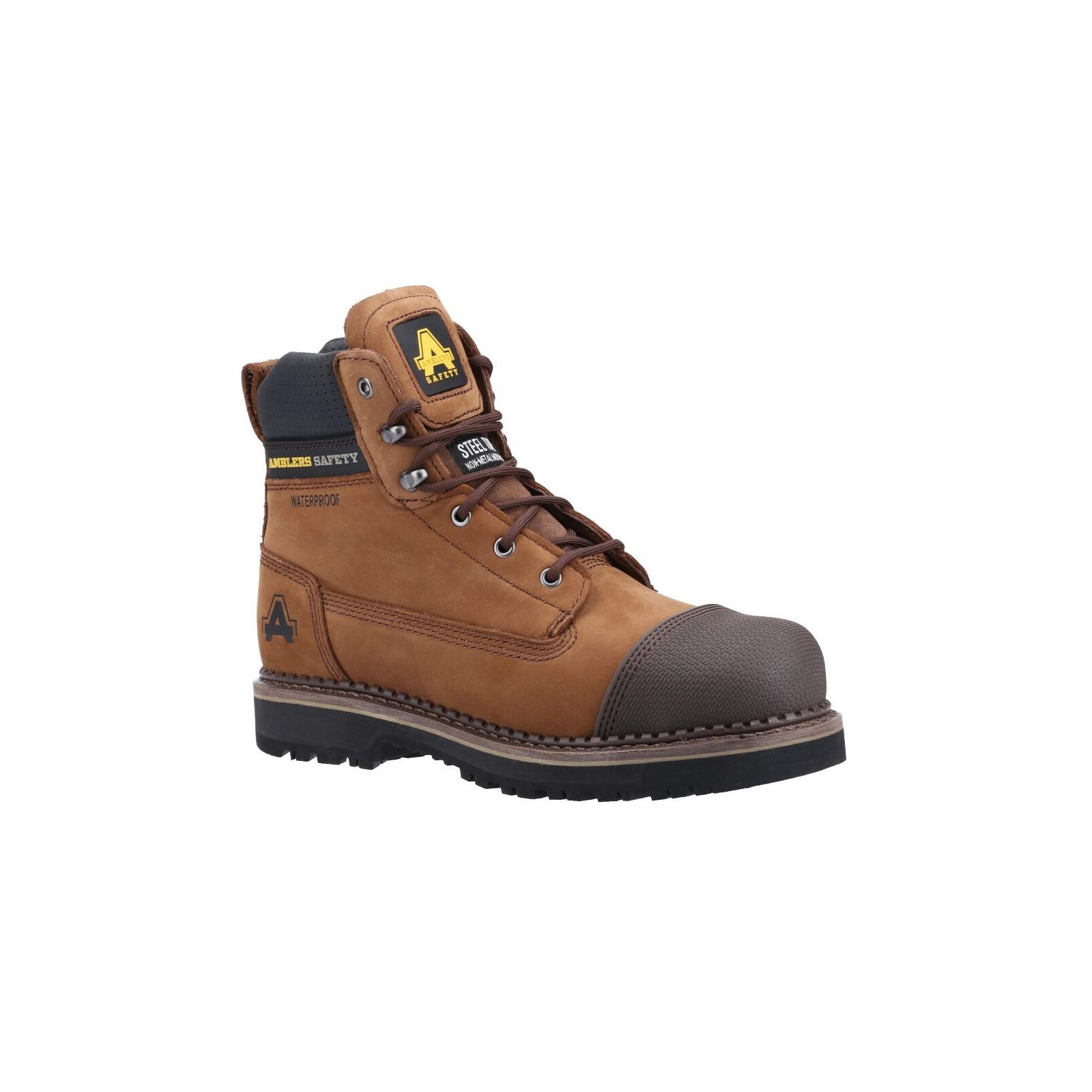 Amblers Safety AS233 Scuff Safety Boot - Brown in Brown