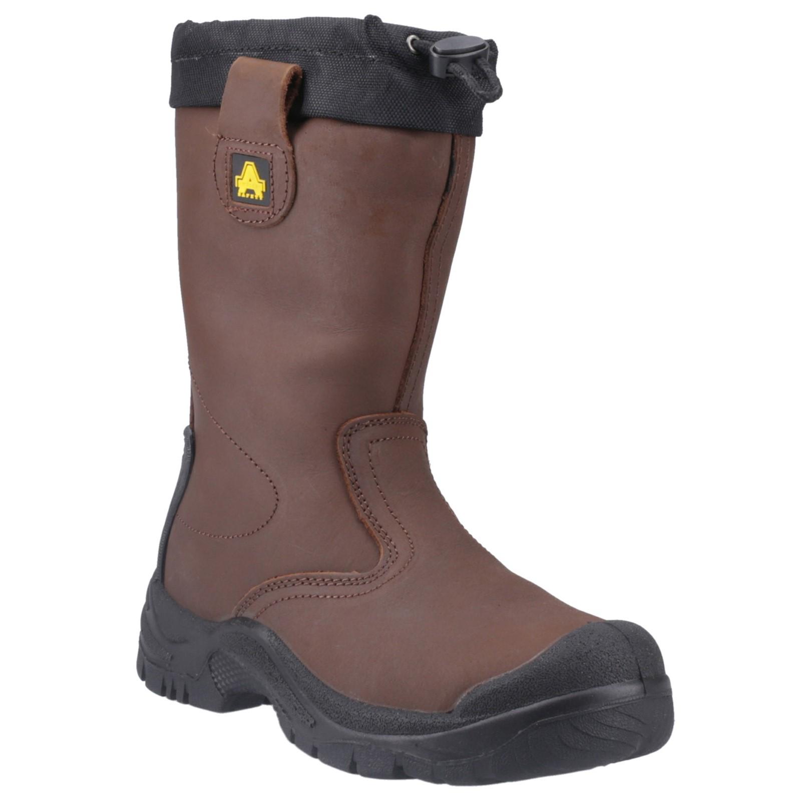Amblers Safety FS245 Antistatic Pull On Safety Rigger Boot - Brown