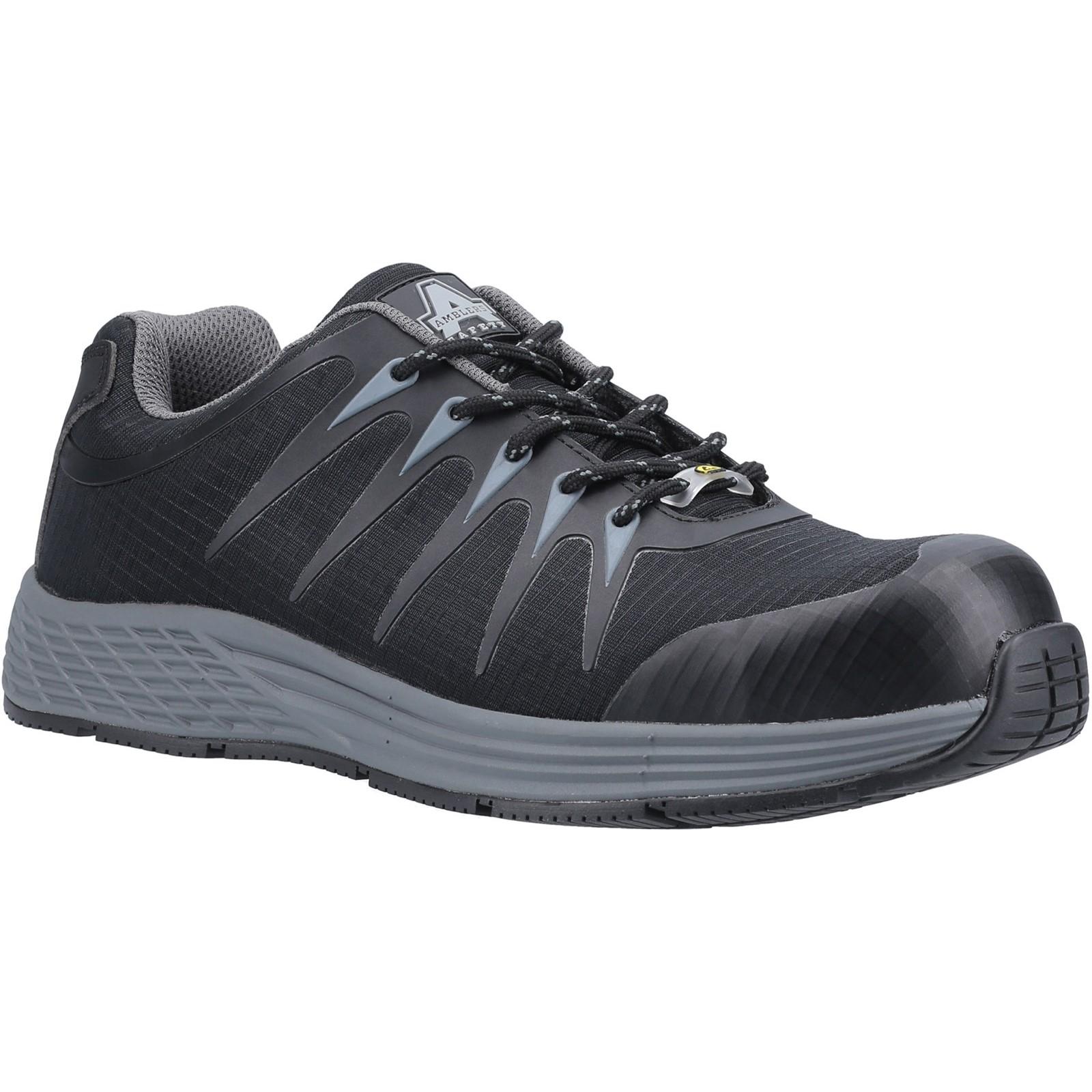 Amblers Safety AS717C Safety Trainer - Black in Black