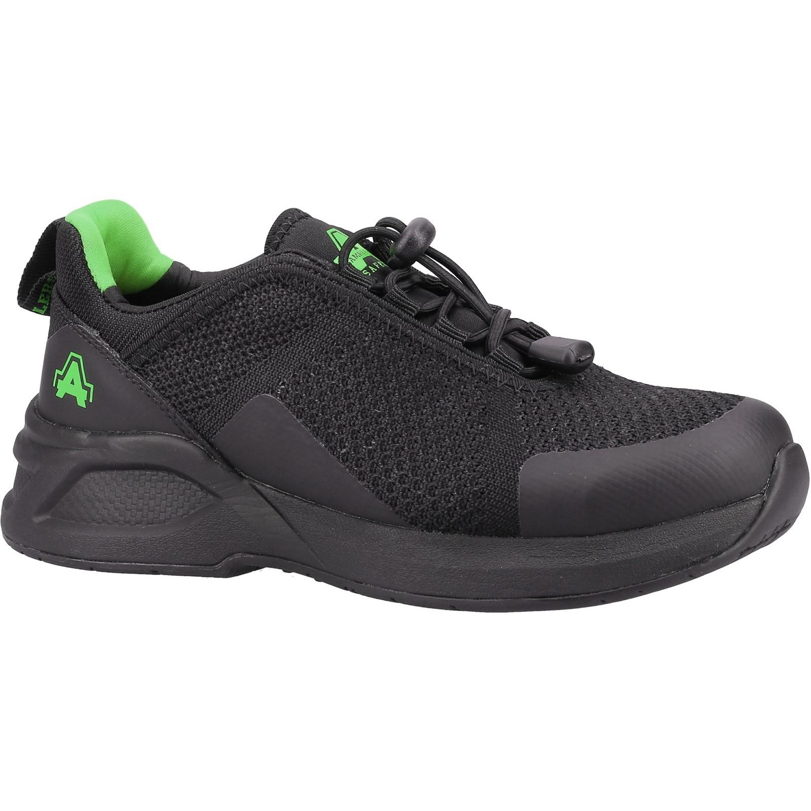 Amblers Safety 610 Safety Trainers - Black in Black
