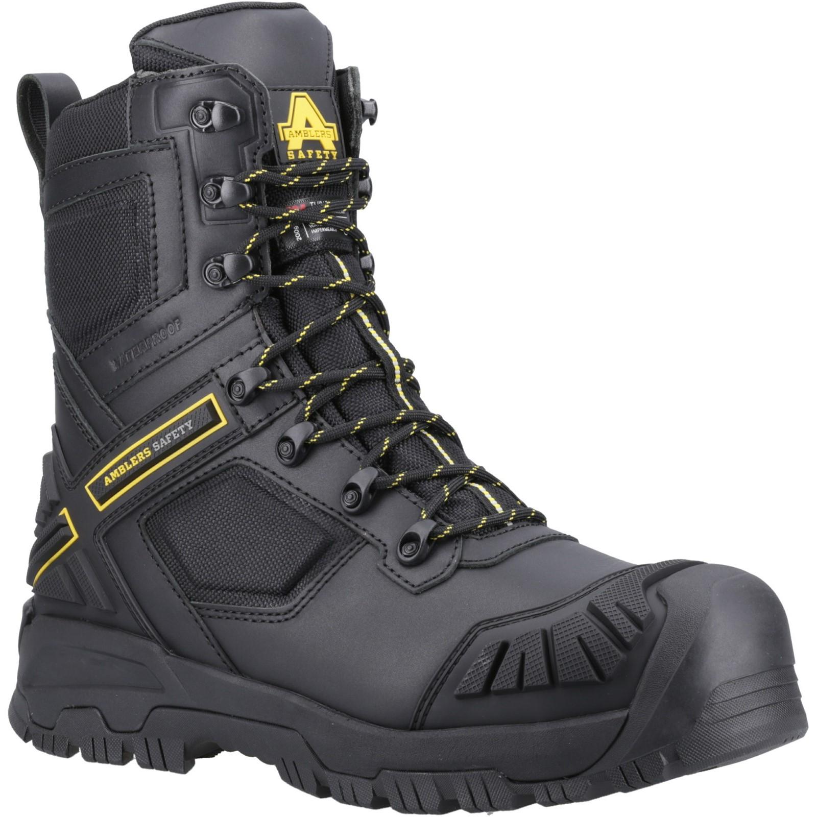 Amblers Safety AS963C Dynamite Safety Boot - Black in Black