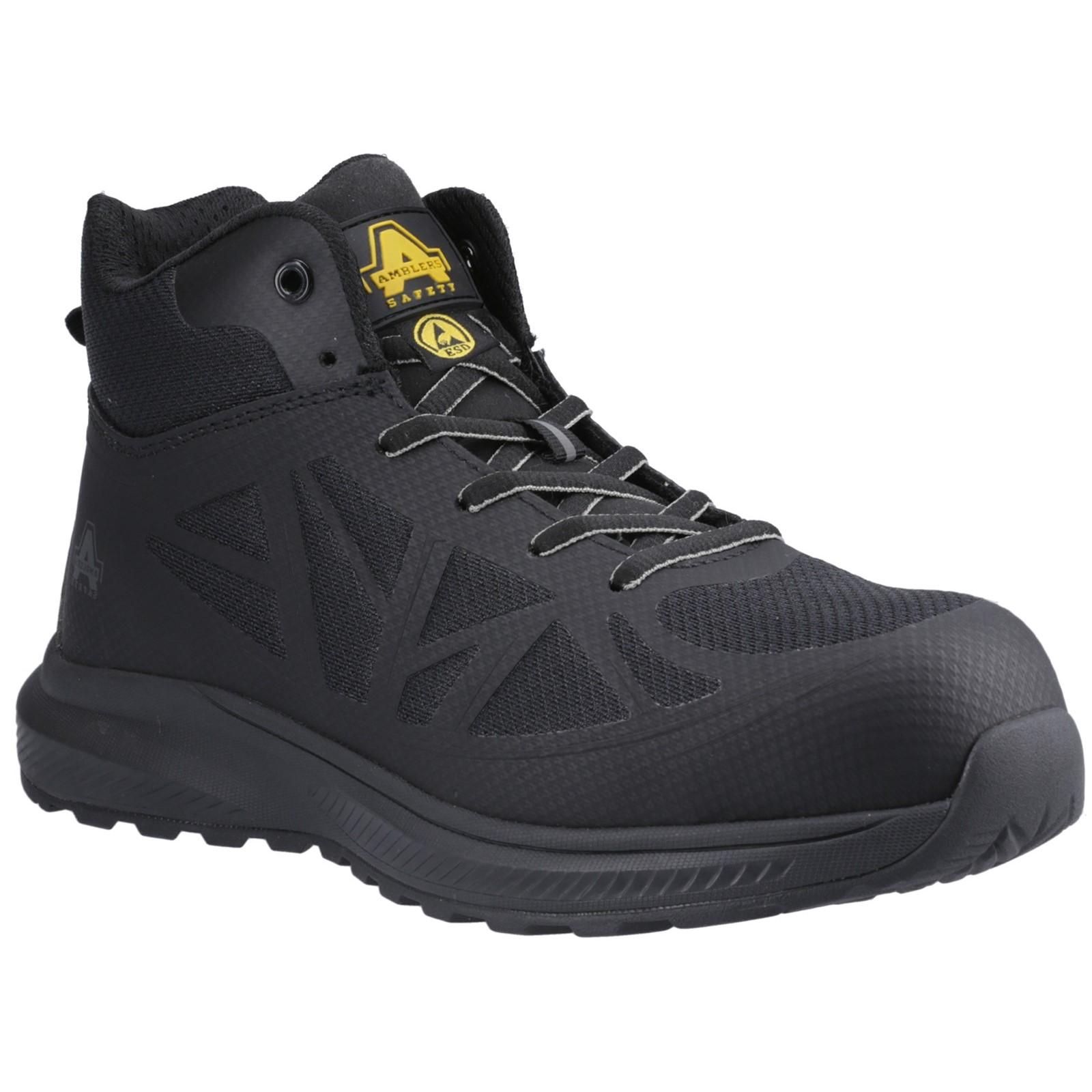 Amblers Safety Relay Safety Hiker - Black in Black