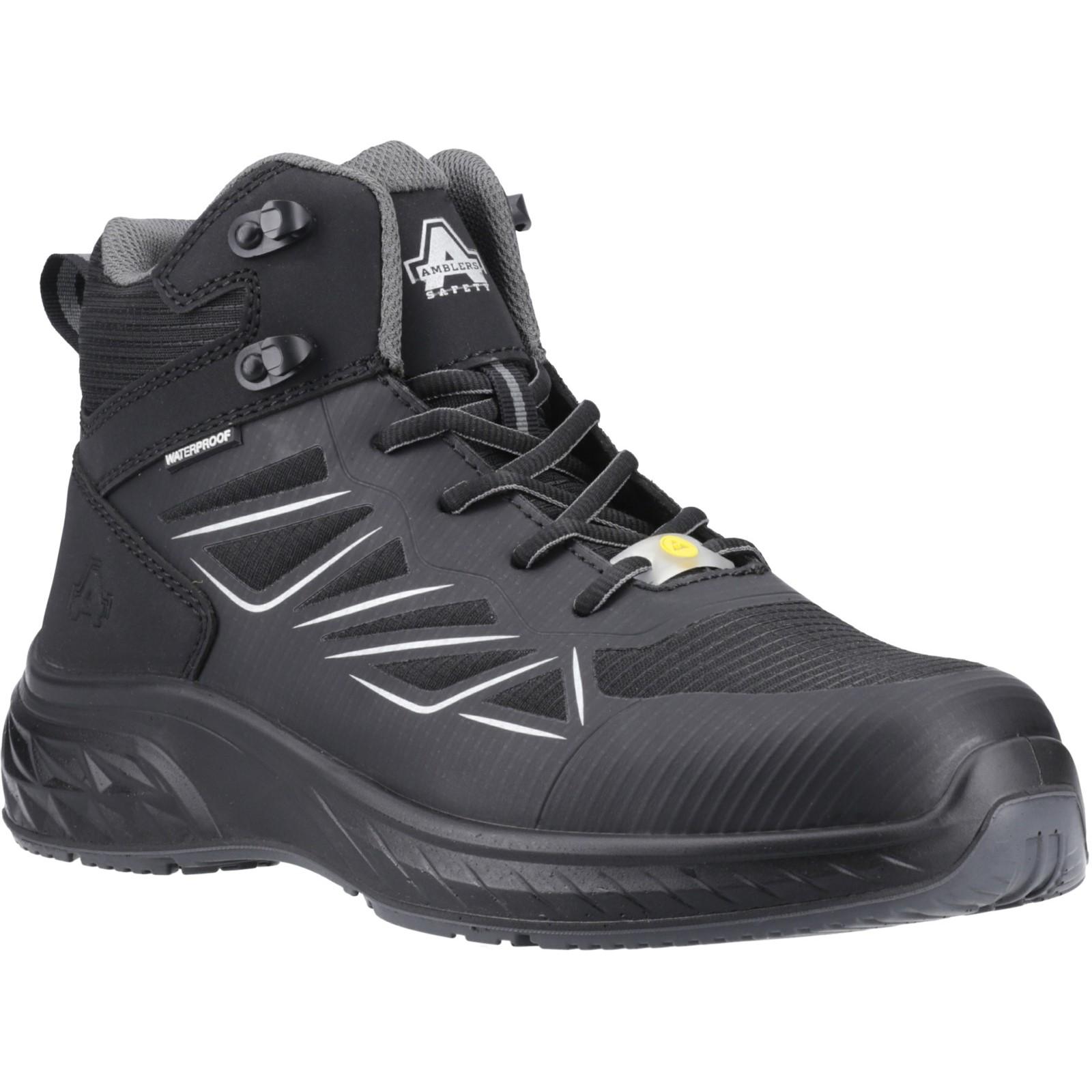 Amblers Safety AS710C TRAIL S7S ESD SR - BLACK in BLACK