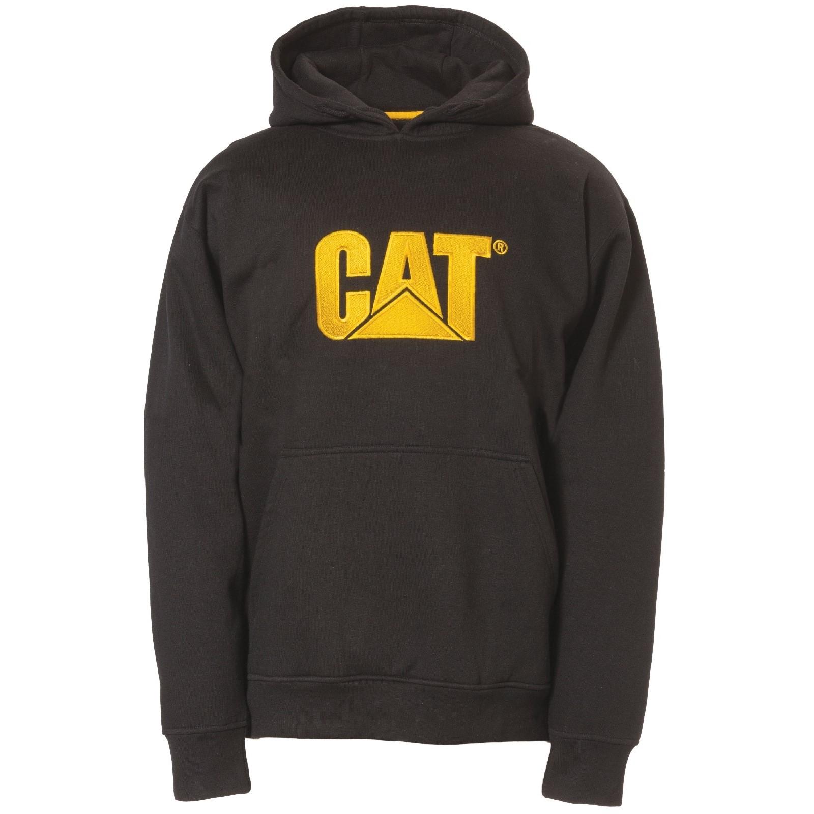 Caterpillar Trademark Hooded Sweatshirt - Black in Black