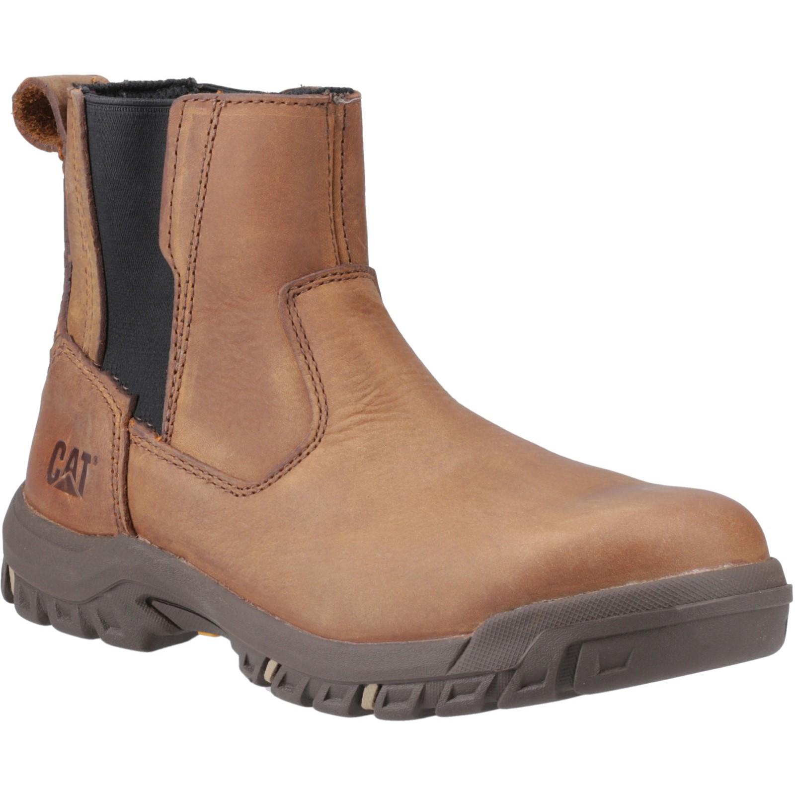 Caterpillar Abbey Slip On Safety Boot - Butterscotch in Butterscotch