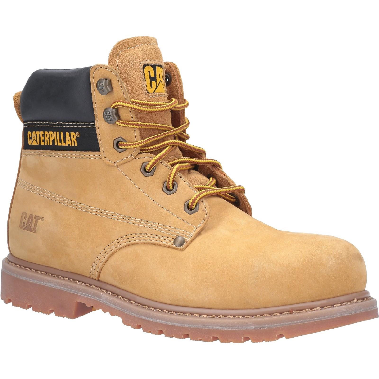 Caterpillar Powerplant GYW Safety Boot - Honey in Honey