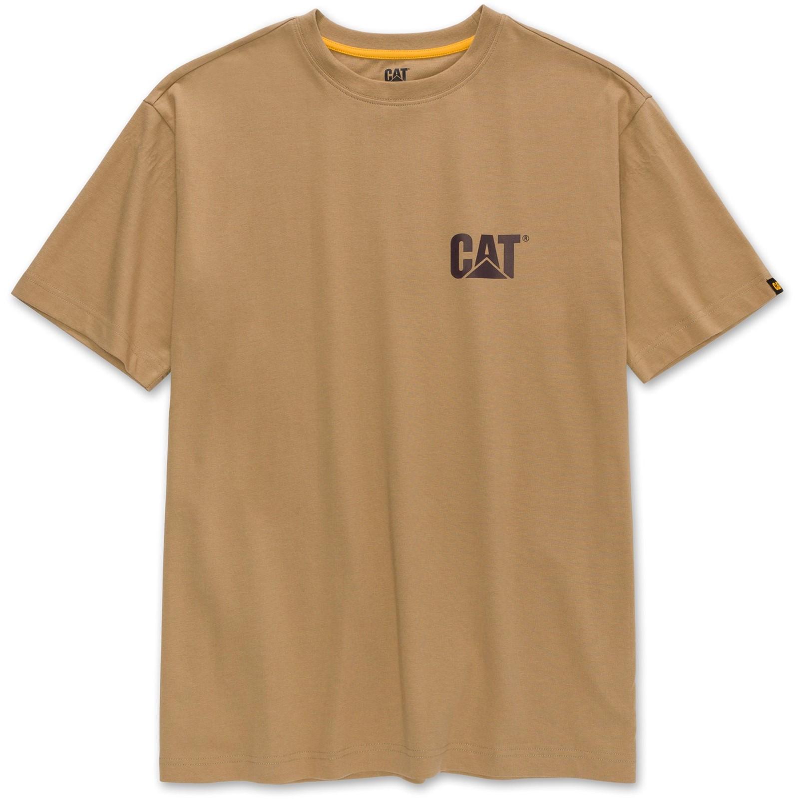Caterpillar Trademark Tee - Khaki in Khaki