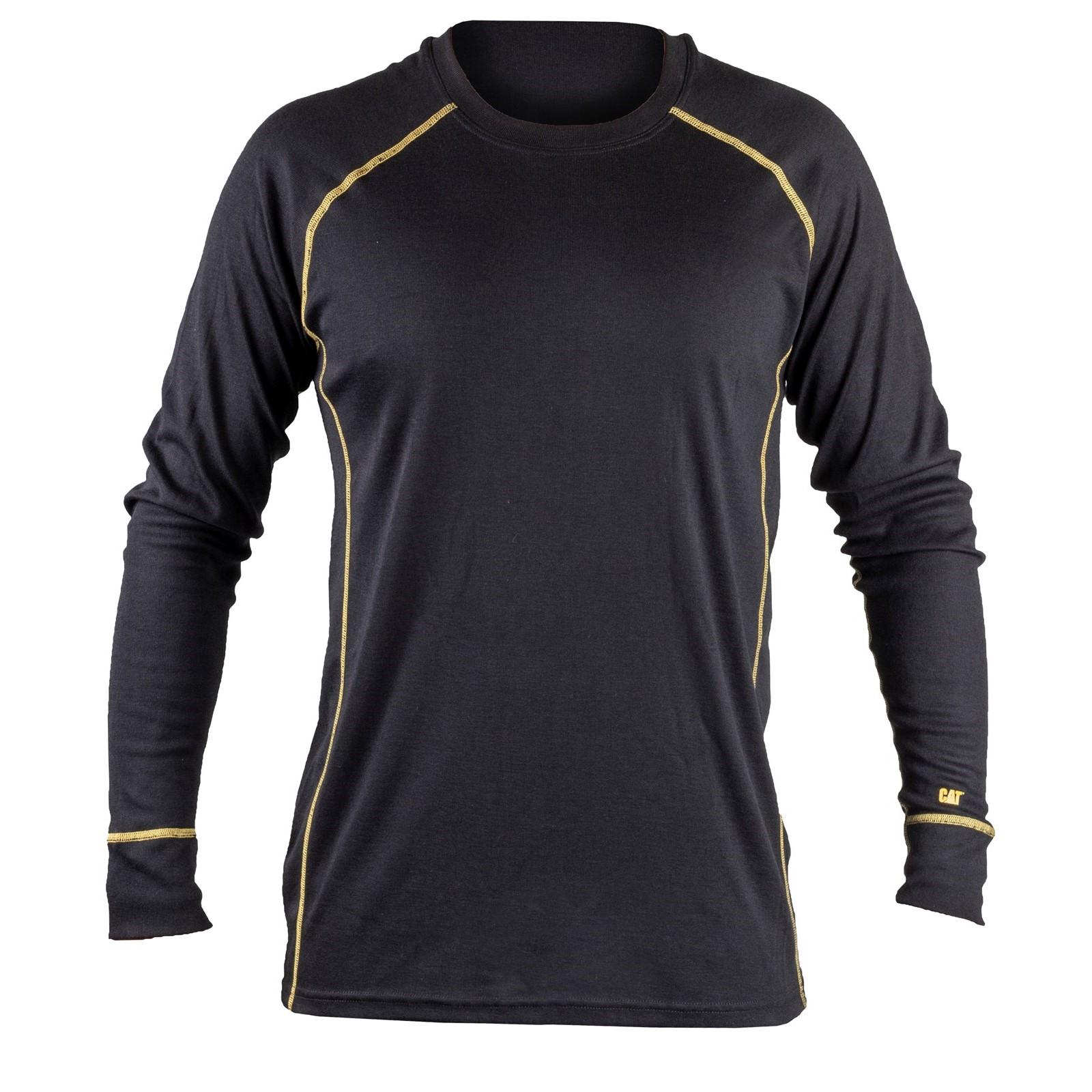 Caterpillar Caterpillar Thermo Long Sleeve Shirt - Black in Black