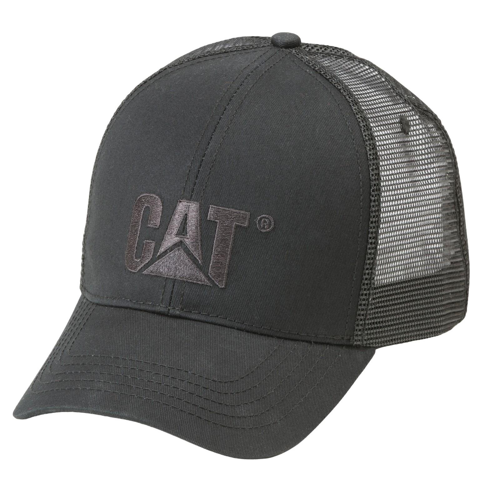 Caterpillar Raised Logo Cap - Black