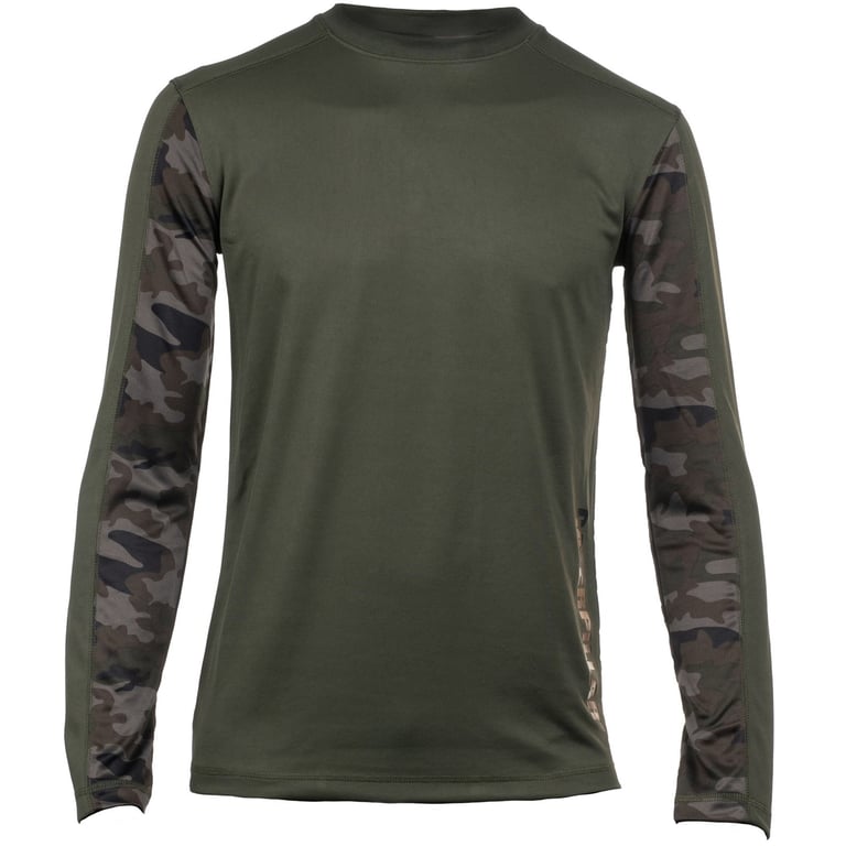 Caterpillar Coolmax Long Sleeve Tee - Night Camo