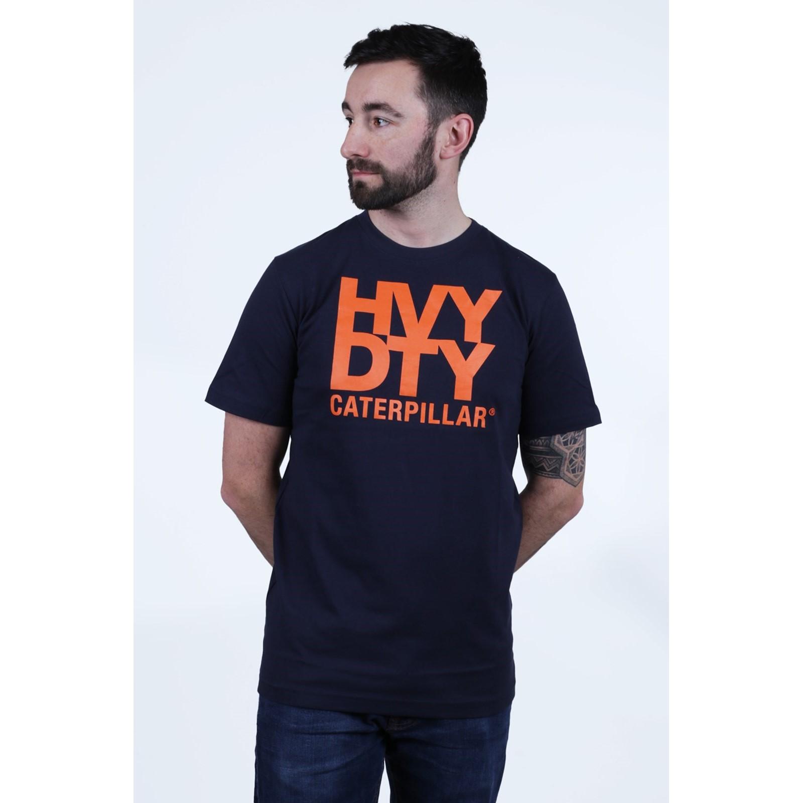 Caterpillar Heavy Duty Tee - Eclipse in Eclipse