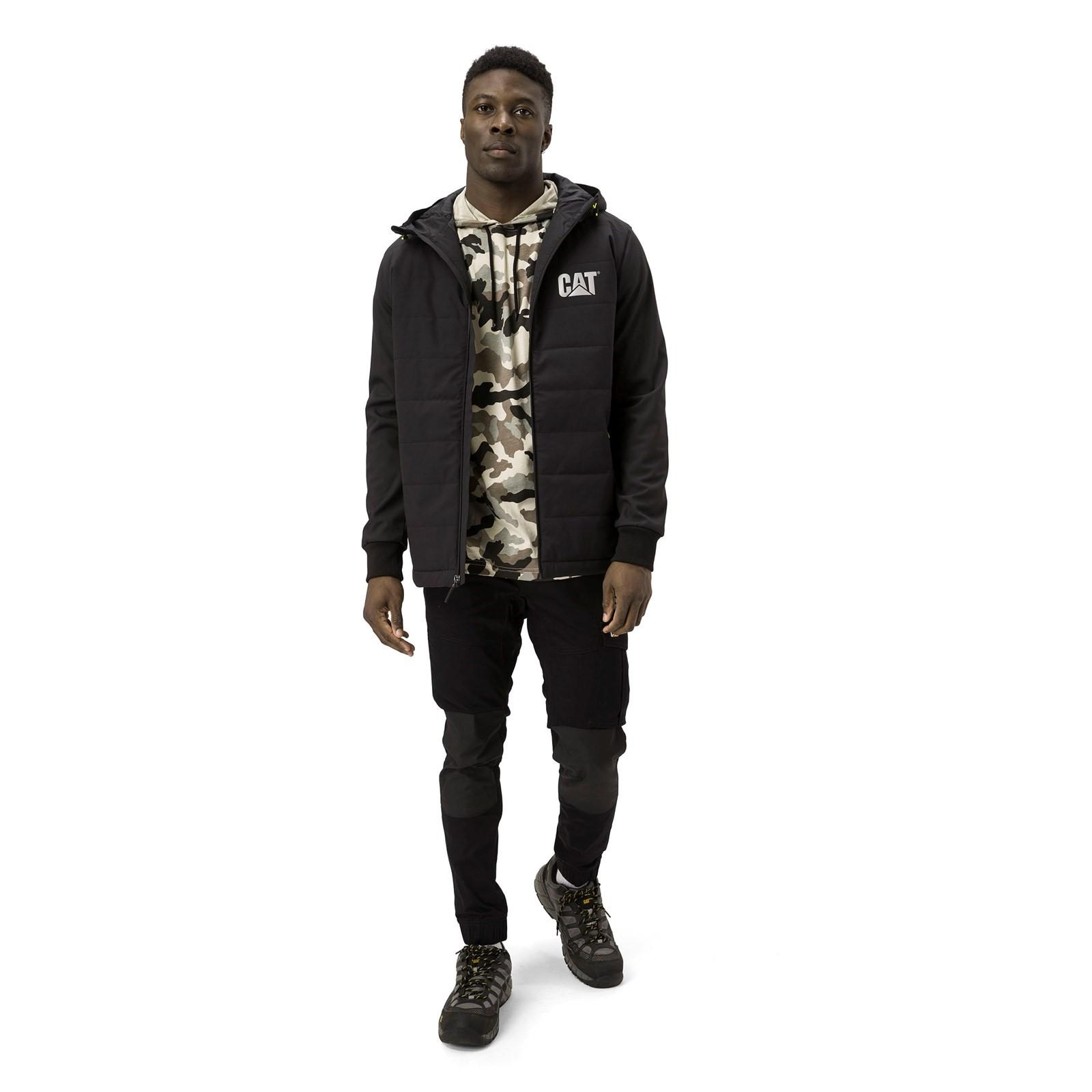 Caterpillar Tech Hybrid Jacket - Black in Black