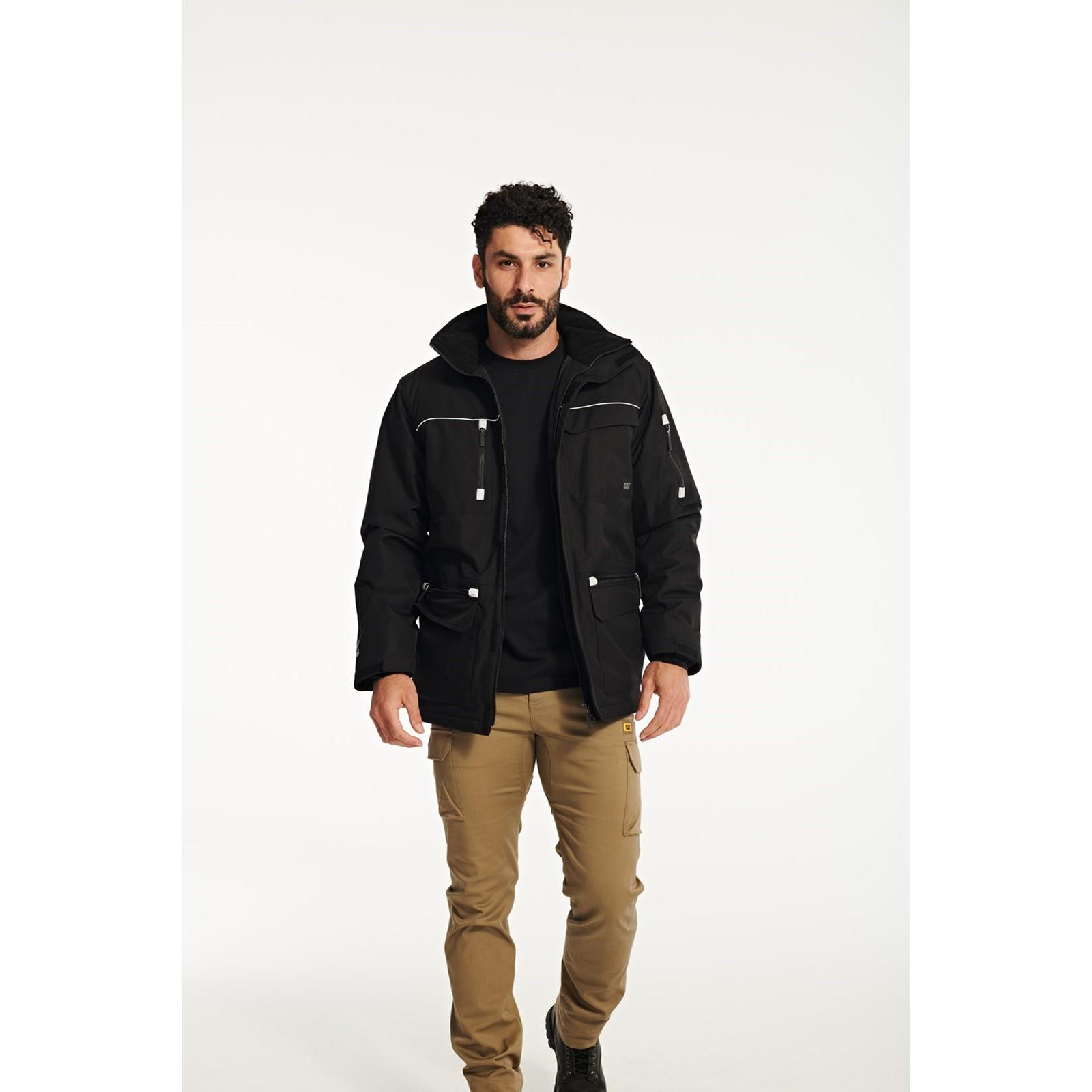 Caterpillar Insulated Work Parker - Black in Black