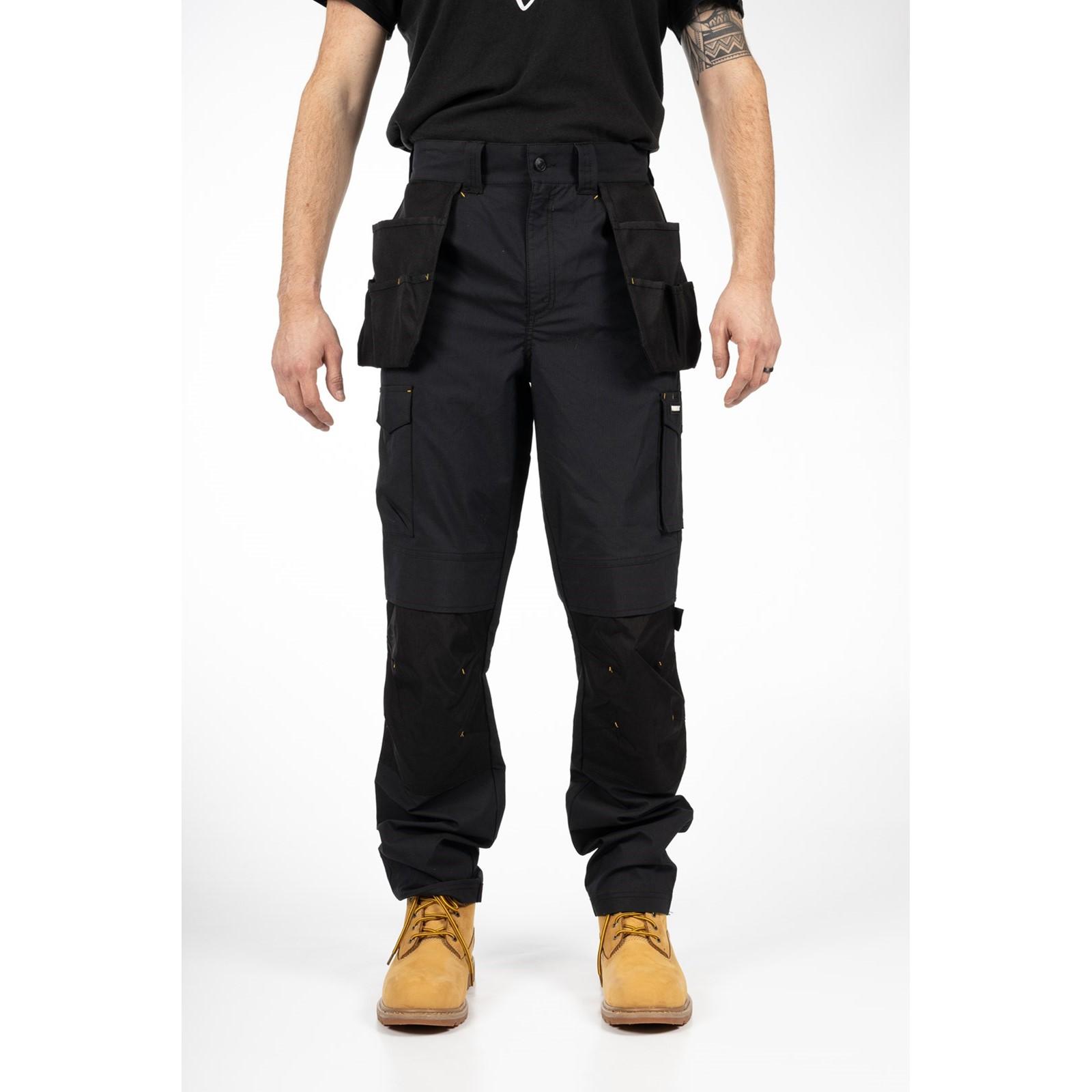 Caterpillar Nexus Holster Stretch Pocket Trouser - Black in Black