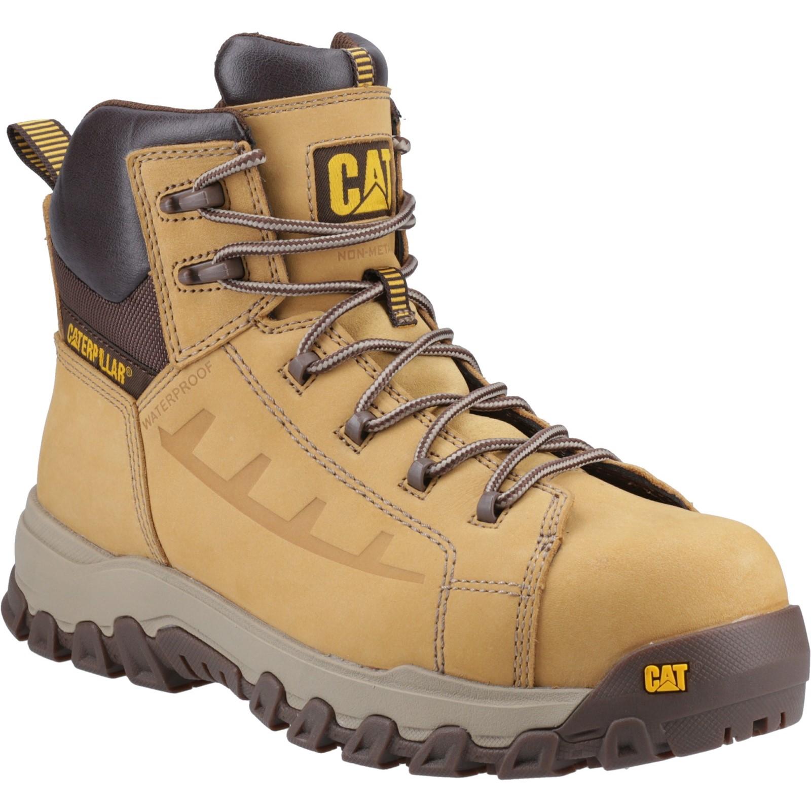 Caterpillar Threshold Rebound Safety Boot - Honey in Honey