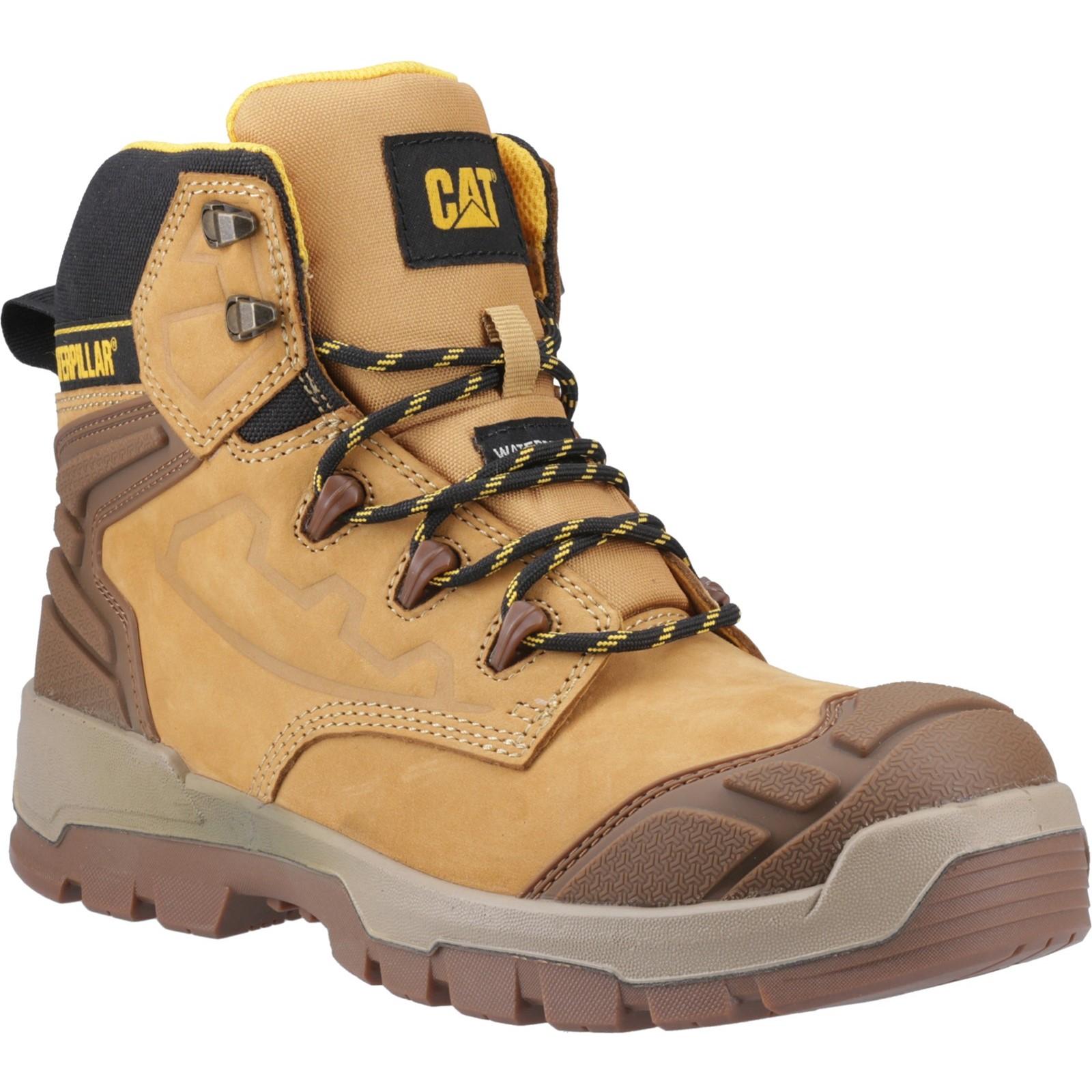 Caterpillar STRIVER XL 6" Safety Boot - Black/Honey/Yellow in Black/Honey/Yellow