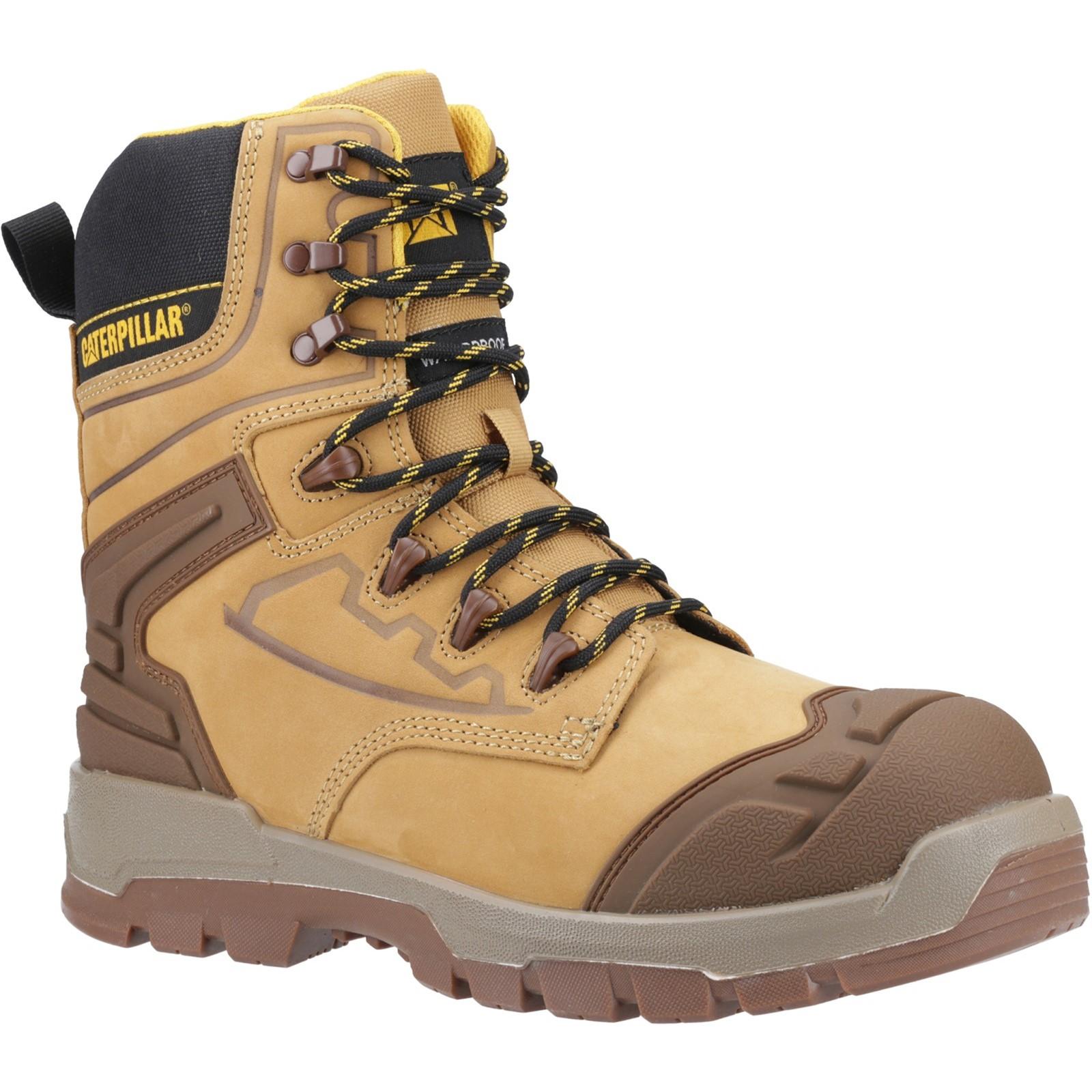 Caterpillar STRIVER XL 8" Safety Boot - Black/Honey/Yellow in Black/Honey/Yellow