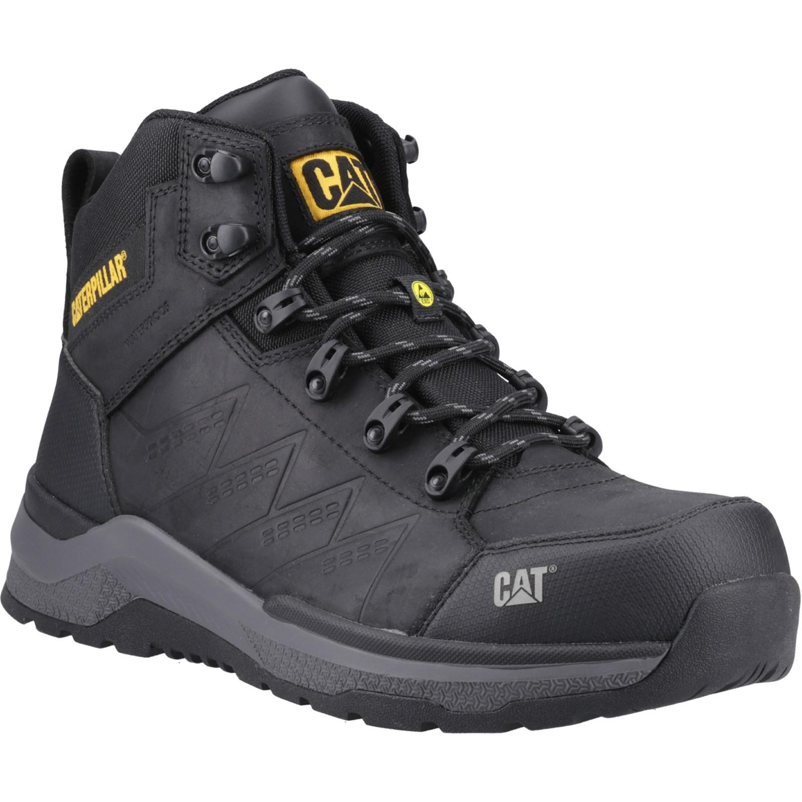 Caterpillar Inductor Mid Boot - Black in Black