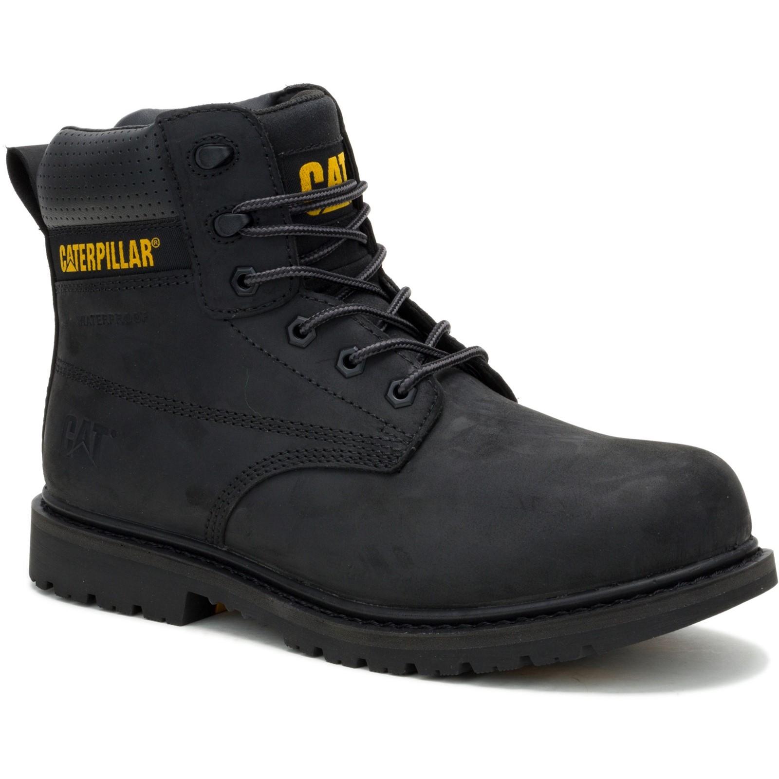 Caterpillar Silva Lace up Occupational Work Boot - Black in Black