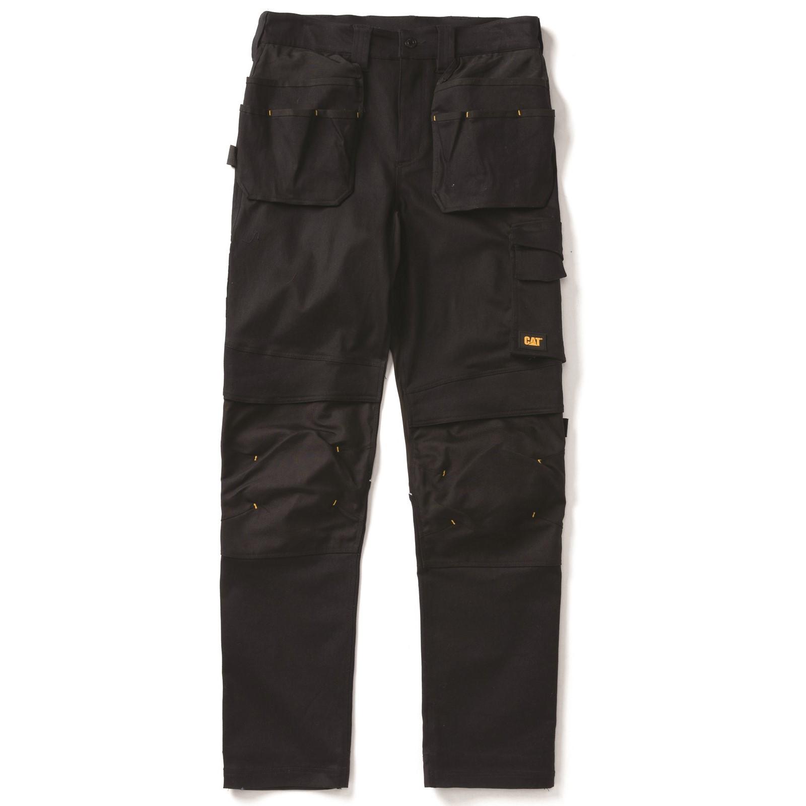 Caterpillar TECH PRO HOLSTER POCKET TROUSER - Black in Black
