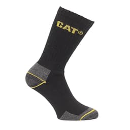 Caterpillar Crew Work Sock 3 Pair Pack - Black 6x11