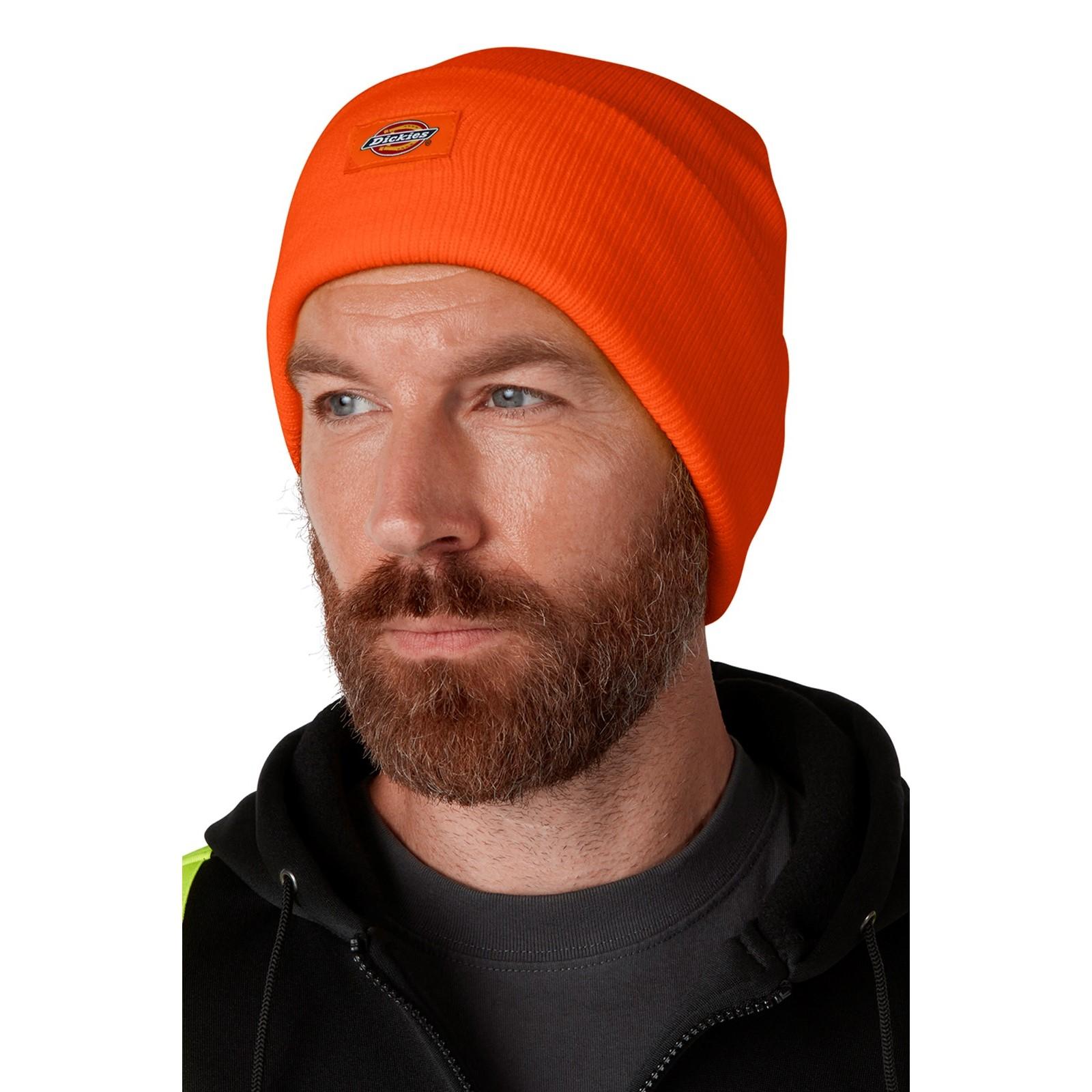 Dickies Acrylic Cuffed Beanie - Neon Orange